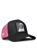 Space Logolu Siyah-Pembe Trucker Şapka