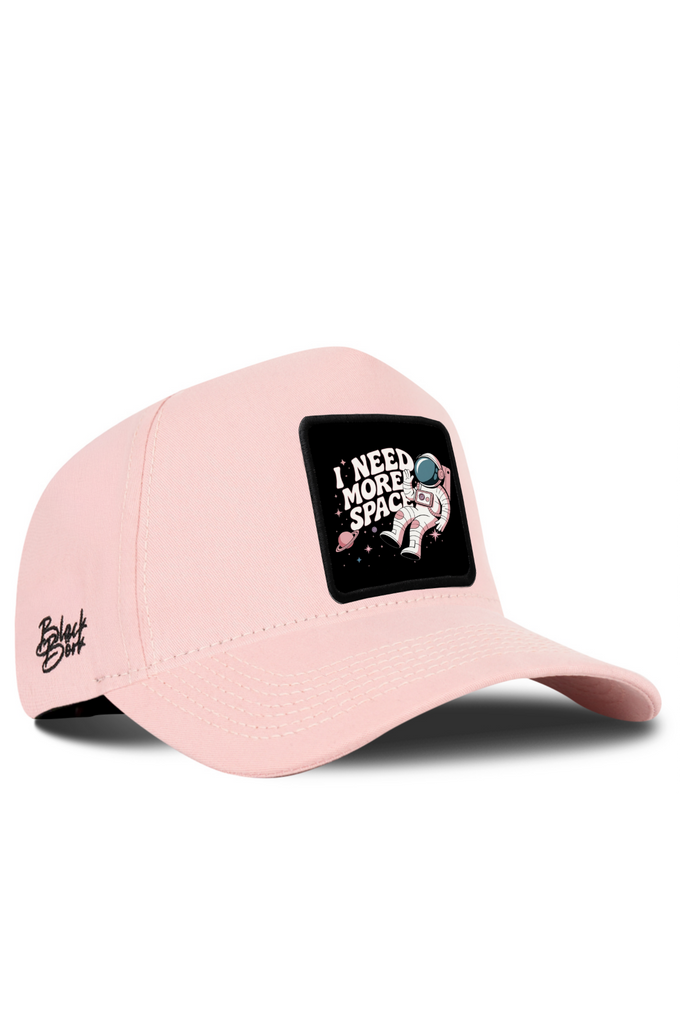 Salmon Baseball Cap with Space Logo