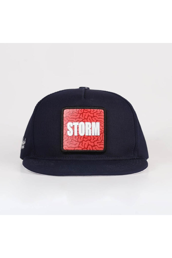 storm-logolu-lacivert-hip-hop-sapka-1867 - BlackBörk TR