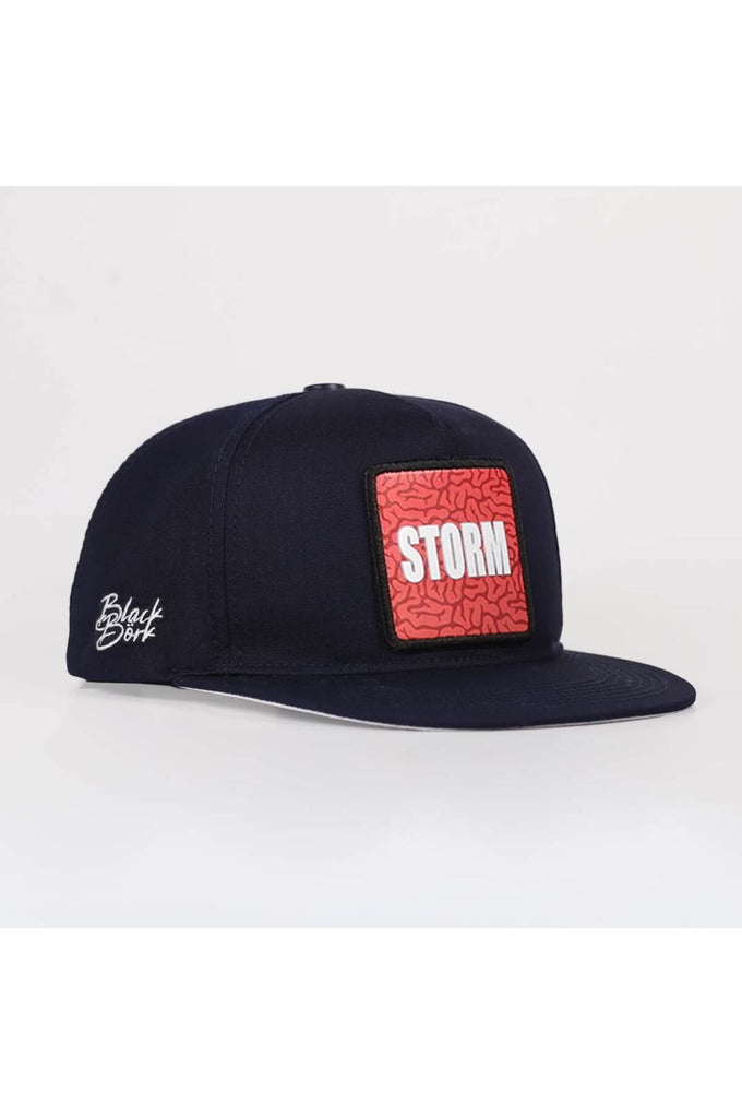 Storm Logolu Lacivert Hip Hop Şapka