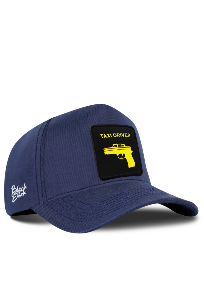 Cordura Navy Baseball Cap with Taxi Driver Logo