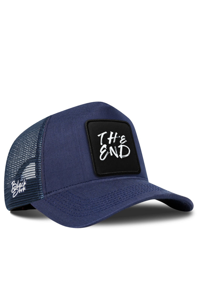 The End Logolu Cordura Lacivert Trucker Şapka