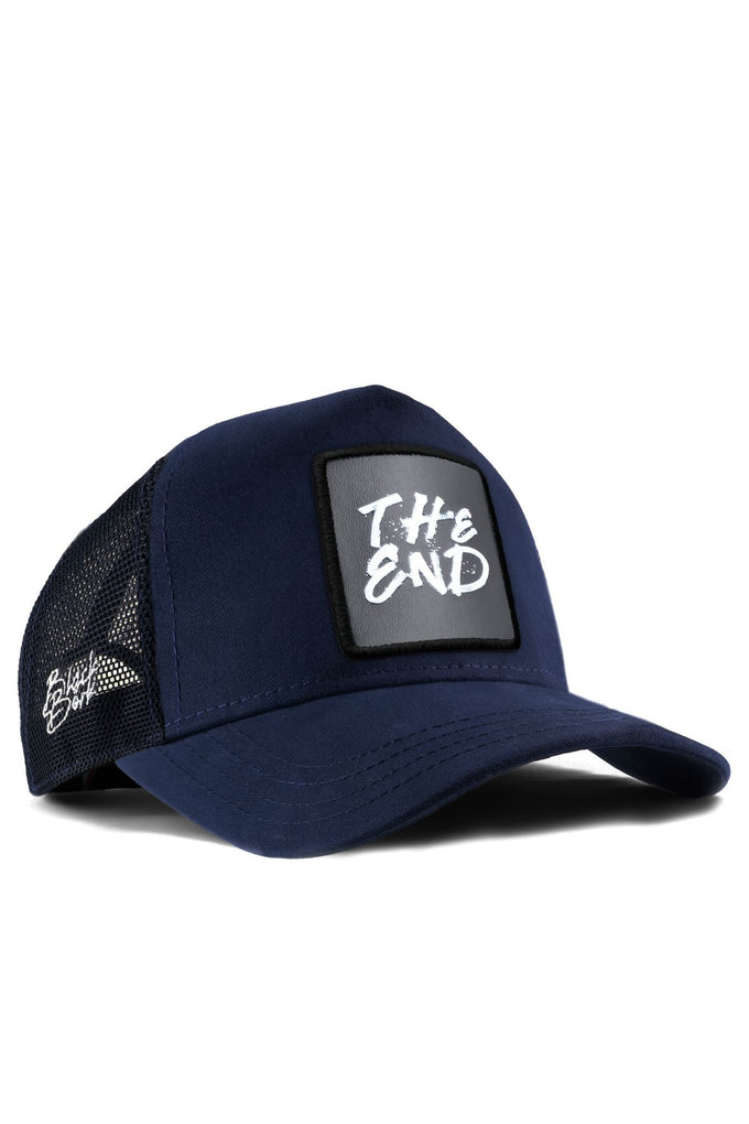the-end-logolu-lacivert-trucker-sapka-2011 - BlackBörk TR