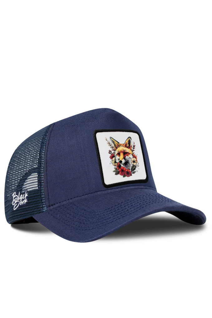 Tilki Logolu Cordura Lacivert Trucker Şapka