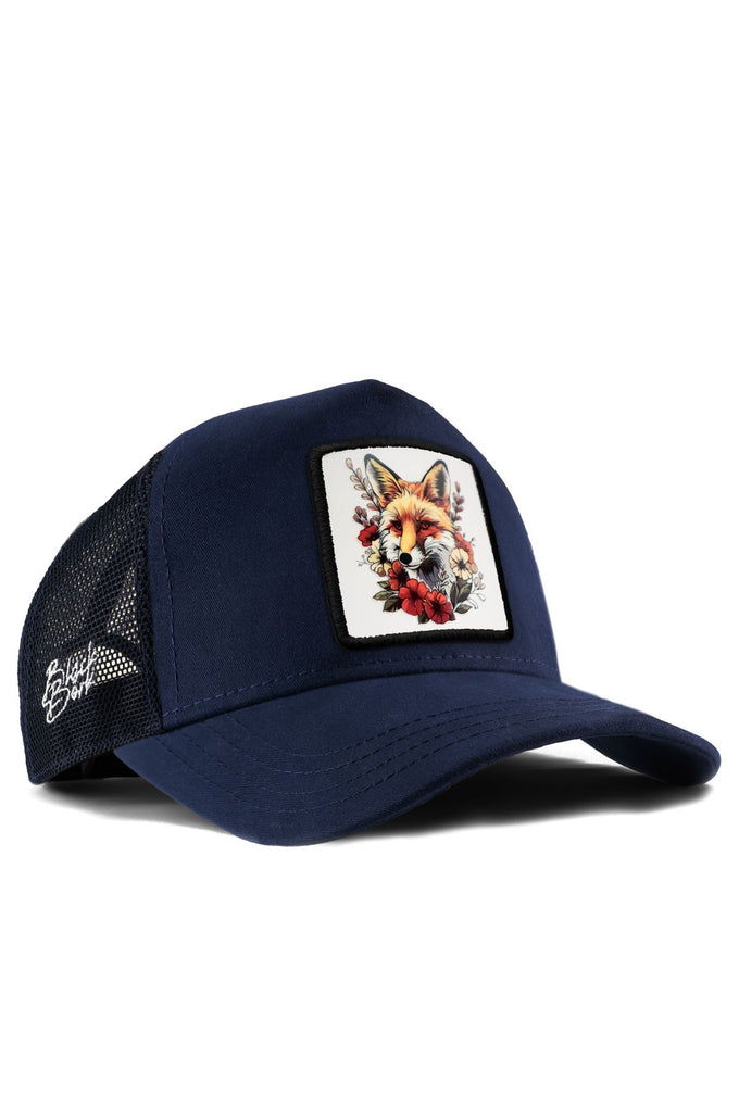 tilki-logolu-lacivert-trucker-sapka-1971 - BlackBörk TR