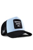 Tomorrow Is Another Day Logolu Siyah-Buz Mavi Trucker Şapka