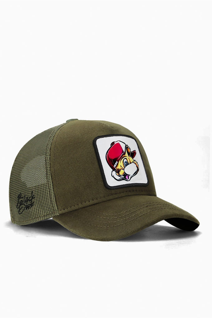 Trucker Kids Sincap Logolu Haki Çocuk Şapka