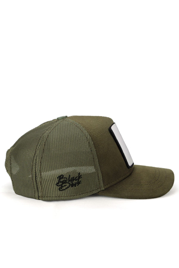 Trucker Kids Sincap Logolu Haki Çocuk Şapka