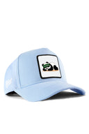 Uyku Maskesi Logolu Buz Mavi Beyzbol Şapka