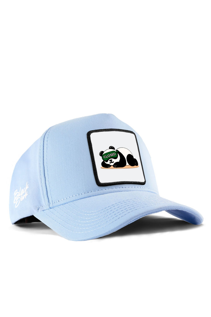uyku-maskesi-logolu-buz-mavi-beyzbol-sapka-4094 - BlackBörk TR