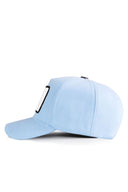 Uyku Maskesi Logolu Buz Mavi Beyzbol Şapka
