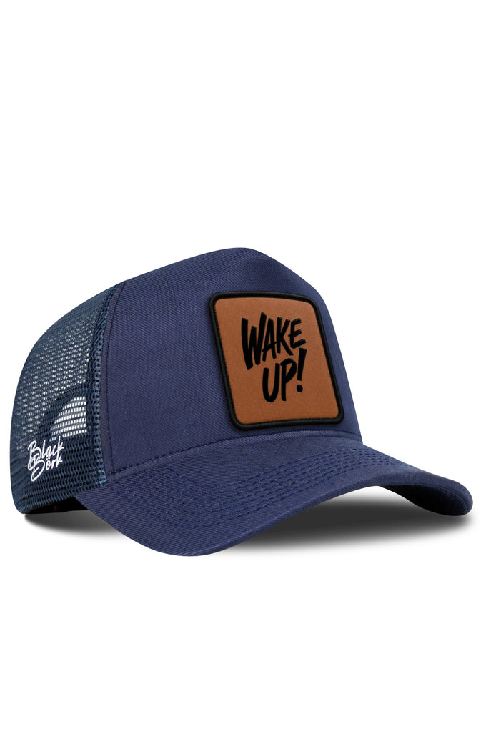 Wake Up Logolu Cordura Lacivert Trucker Şapka