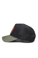 Wake Up Logolu Haki-Siyah Trucker Şapka