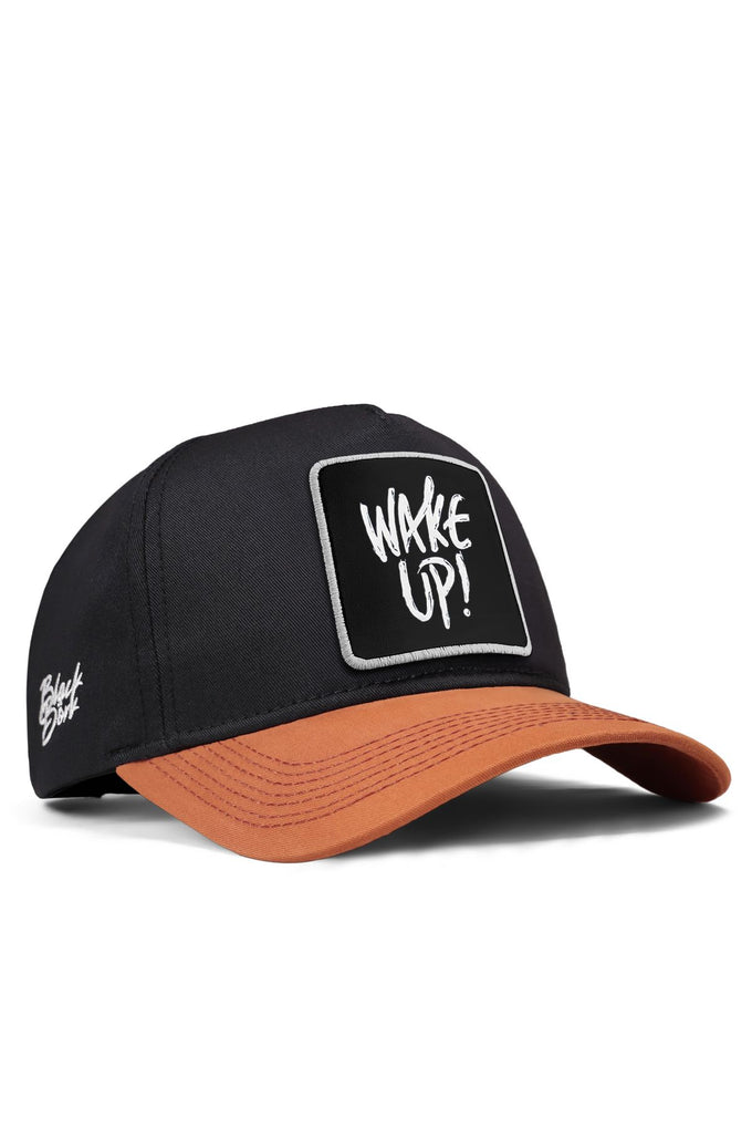 wake-up-logolu-kiremit-siyah-beyzbol-sapka-797 - BlackBörk TR