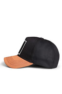 Wake Up Logolu Kiremit-Siyah Beyzbol Şapka