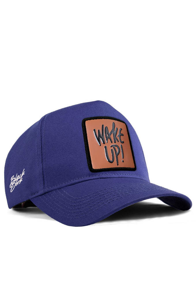 wake-up-logolu-mavi-beyzbol-sapka-902 - BlackBörk TR