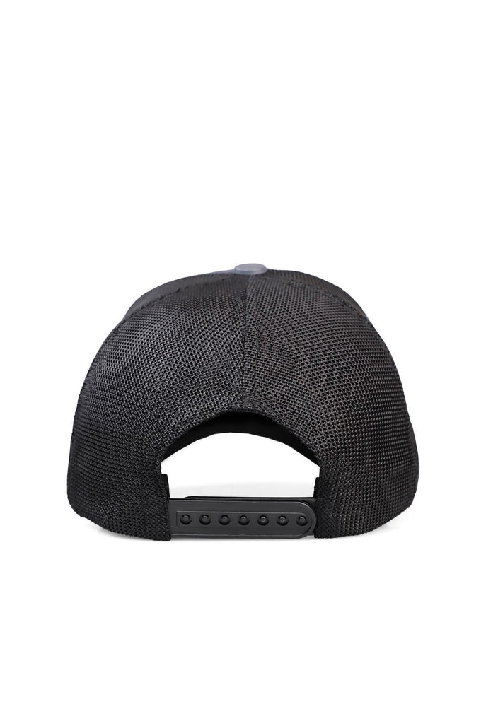 Black-Anthracite Trucker Cap with Wake Up Logo