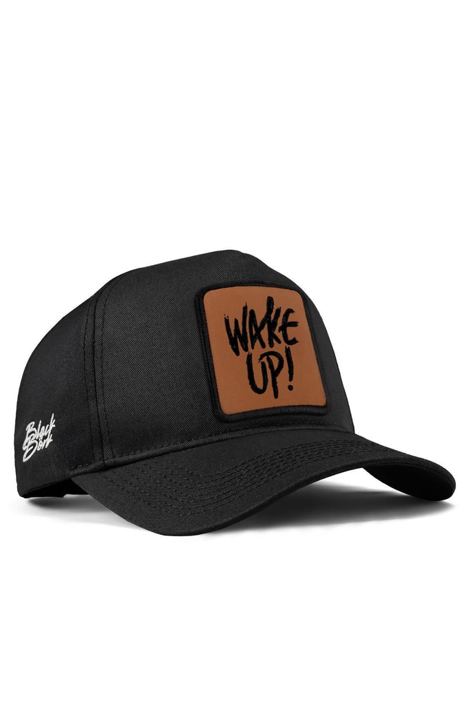 wake-up-logolu-siyah-beyzbol-sapka-1063 - BlackBörk TR