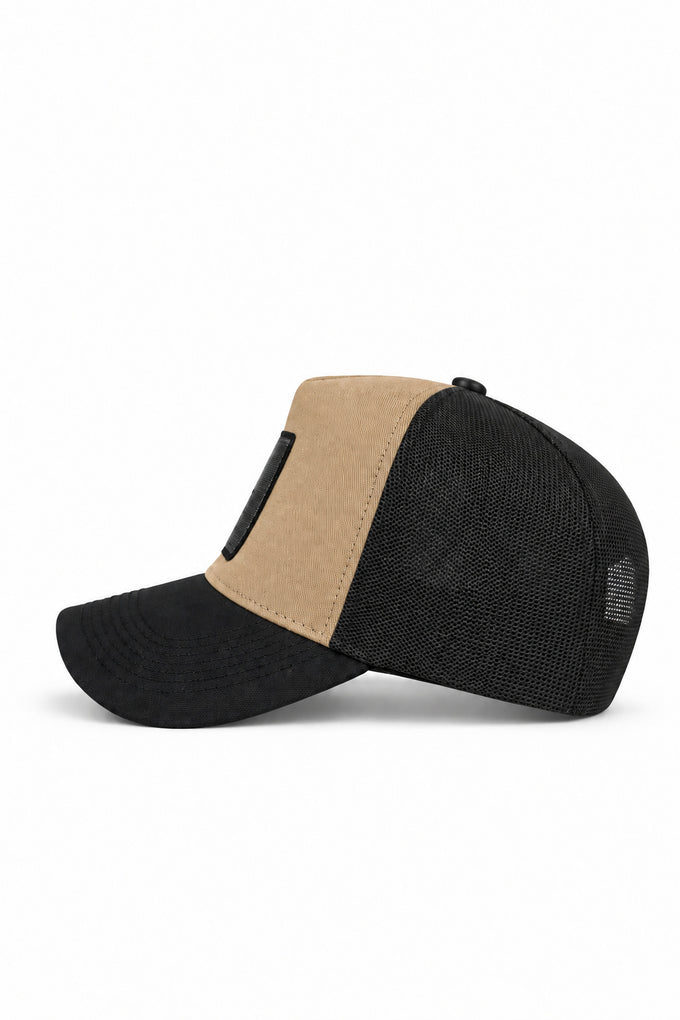 Wake Up Logolu Siyah-Vizon Trucker Şapka