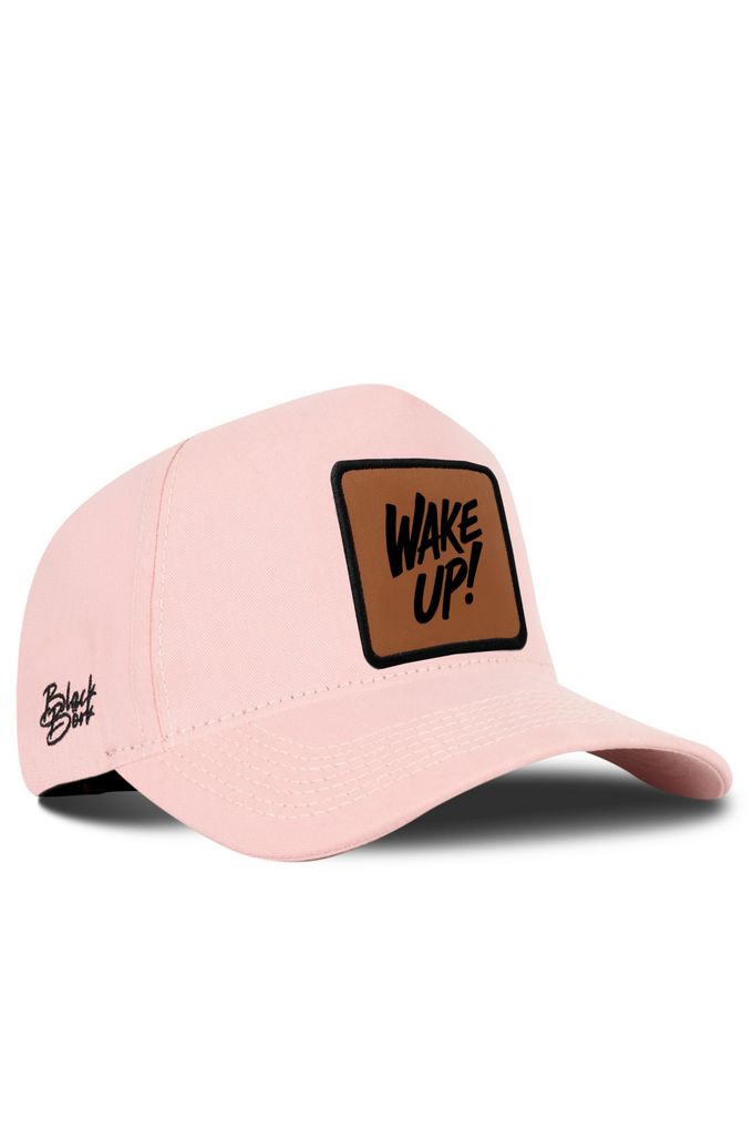 Wake Up Logo Salmon Baseball Cap