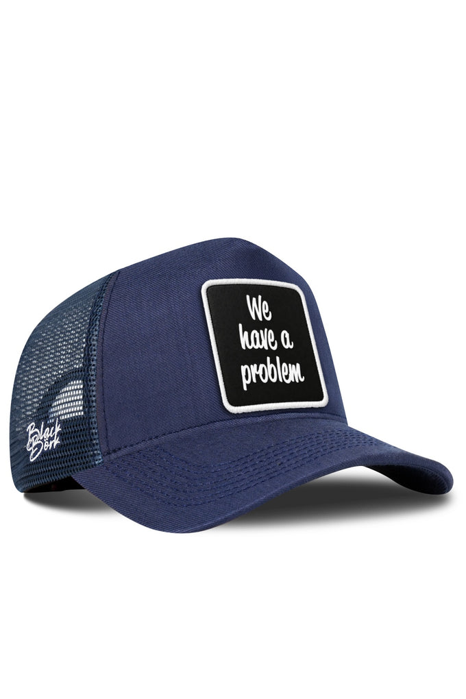 We Have a Problem Logolu Cordura Lacivert Trucker Şapka