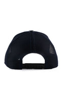 Who Tells Your Story Logolu Lacivert Trucker Şapka