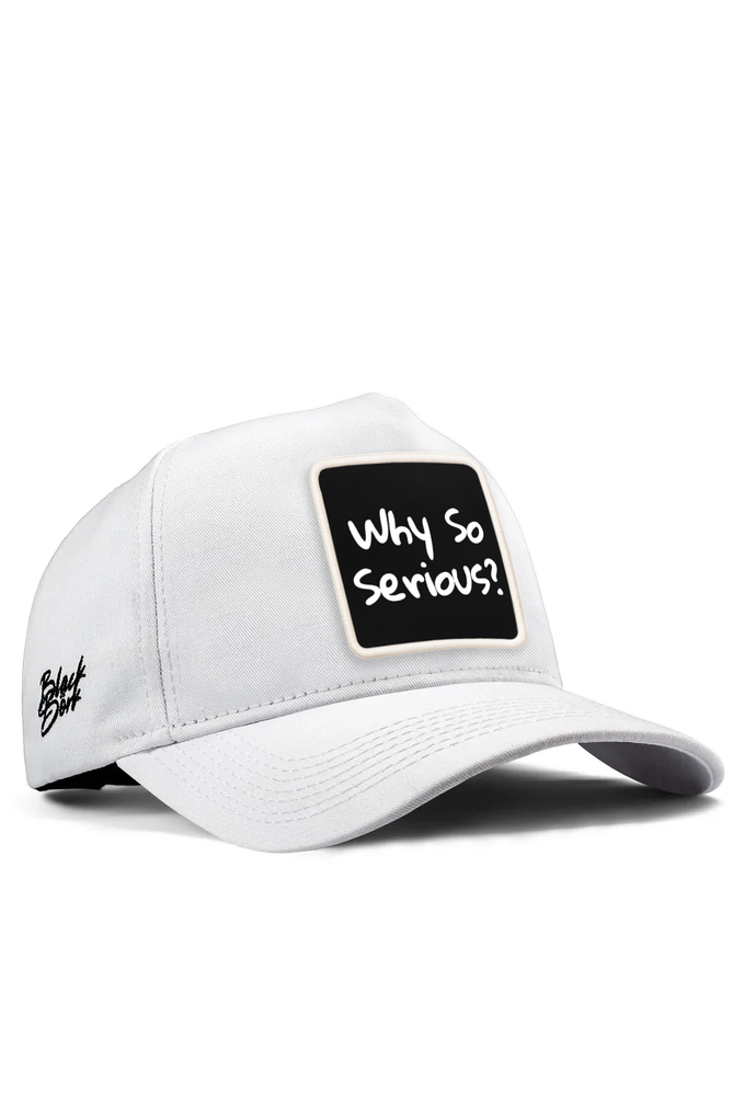why-so-serious-logolu-beyaz-beyzbol-premium-sapka-5761 - BlackBörk TR