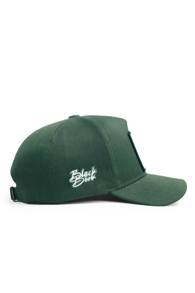 Cordura Petrol Green Baseball Cap with Why So Serious Logo