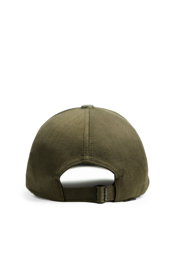 Cordura Khaki Baseball Cap with Bat Logo