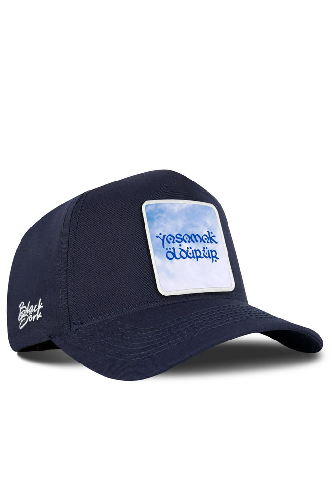 Living Kills Logo Navy Blue Baseball Cap