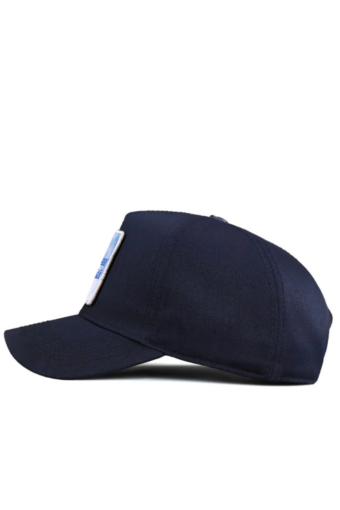 Living Kills Logo Navy Blue Baseball Cap