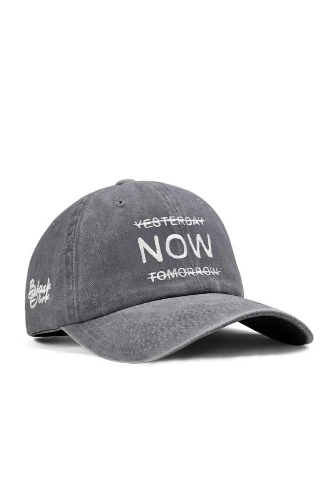 yesterday-now-tomorrow-nakisli-vintage-beyzbol-gri-sapka-4689 - BlackBörk TR