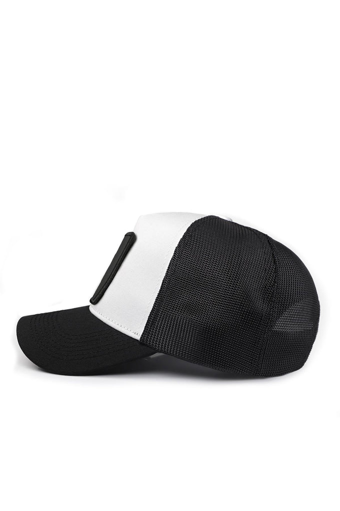 Yesterday Now Tomorrow Siyah-Beyaz Trucker Şapka