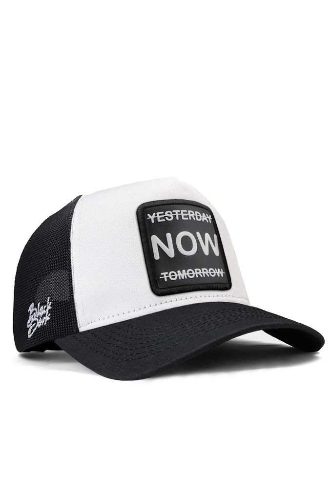 yesterday-now-tomorrow-siyah-beyaz-trucker-sapka-2598 - BlackBörk TR
