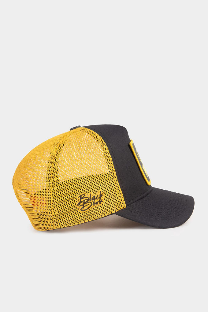 you-can-t-stop-me-logolu-siyah-sari-trucker-sapka-2082 - BlackBörk TR